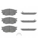 SCT Germany - SP443 - Тормозные колодки (комплект 4 шт.) sp 443